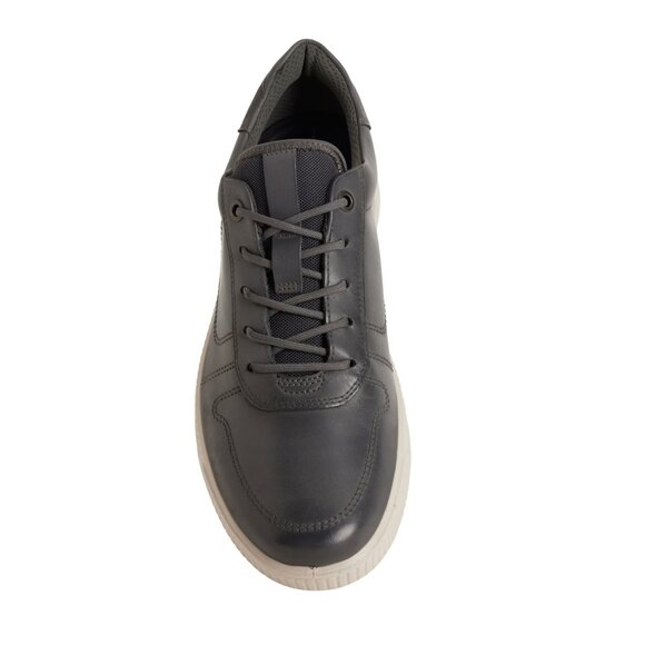 Ecco Men\'s Byway Oxford Lace Up Casual Leather Sneaker Fluidform Comfort Magnet main image 7